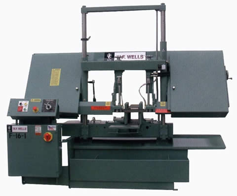 16" x 20" W.F. WELLS ... "SEMI AUTOMATIC" HORIZONTAL BANDSAW